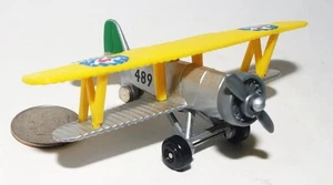 Die Cast 1930's style Curtis F-4b Bi-Plane Fighter Aircraft number 489 (VG) - Picture 1 of 6