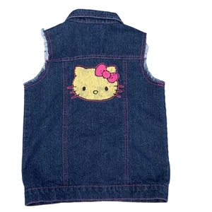 Hello Kitty Denim Vest - Picture 1 of 8