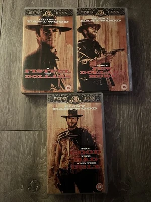 The Dollars Trilogy - VHS Video - Clint Eastwood Classics! Tested & Working - Image 1 of 4