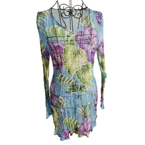 Queenspark Encubrimiento 100% Seda Estrás Talla (12) EE. UU. 8 Elástico Silencioso Lujo Sol - Imagen 1 de 10