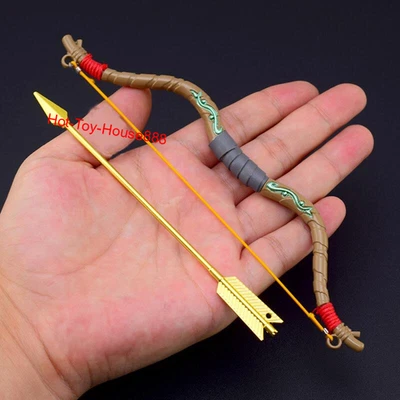 1/6 7.08'' Wooden Bow Arrow For Zelda Link 12'' Action Figure Custom Hunting - Image 1 of 4