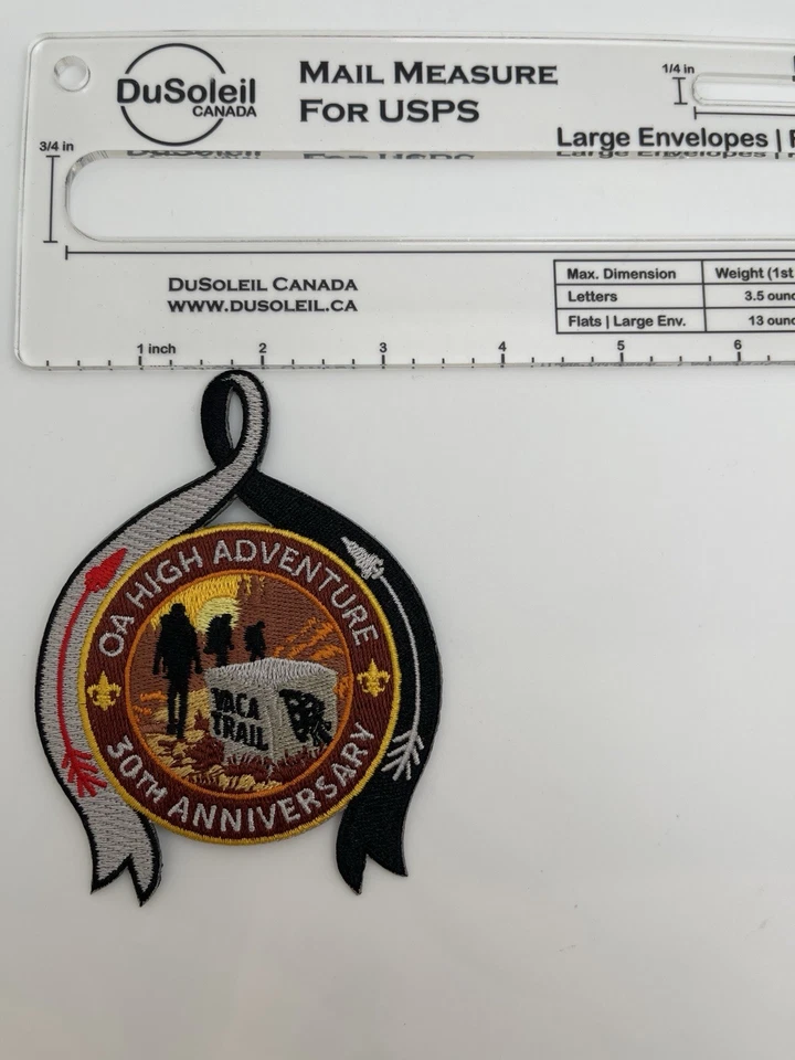 BSA BOY SCOUTS OA HIGH ADVENTURE 30TH ANNIVERSARY PHILMONT TRAIL CREW RARE NCOC - Image 1 of 1