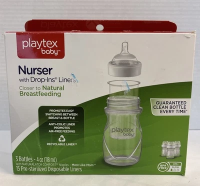 Playtex Baby Nurser Bottles Set - 3 Pieces *Open box* - Image 1 of 4