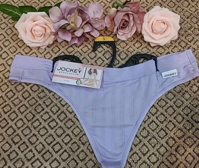 Женские трусики стринги Jockey Generation мягкое прикосновение дыхание сиреневые БОЛЬШИЕ - Изображение 1 из 4