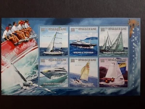 stamps Guinea 2010 Sailing ships Mi#7487-92 & Block MNH - Picture 1 of 2