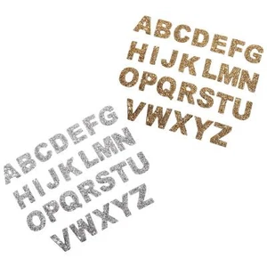 Iron On Letters Alphabet Appliques for T Shirt Stickers - Picture 1 of 7