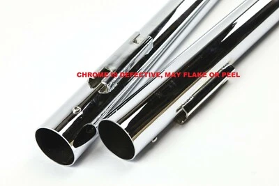 *PEELING* Harley Davidson Dumper Slip-On Mufflers Exhaust Touring - Image 1 of 4