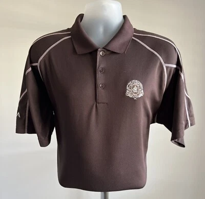 Polo para hombre Antigua 2011 PGA Championship Atlanta Golf Club marrón seco desierto XL Foto 1 de 4