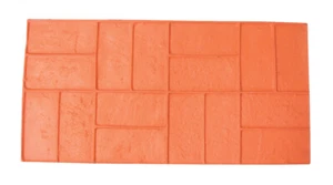 Alfombrillas de impresión de hormigón/hormigón impreso - ladrillo tejido para cesta - Imagen 1 de 4