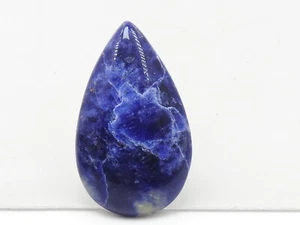Sodalite Smooth Pear Shape Cabochon Handmade Stone Natural Loose Stone C-21 - Picture 1 of 41