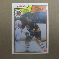 GORD KLUZAK RC 1983-84 O-Pee-Chee #51 Boston Bruins NMMT+ 