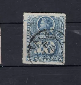 CHILE Peru Pacific War 1883 TACNA scarce double circle on 10c blue - Picture 1 of 1