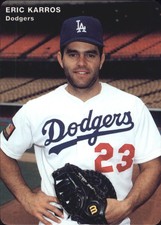 1994 Dodgers Mother's Baseball Card #4 Eric Karros