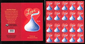 Sc# 4122a Convertible Booklet 2007 39c Love Kisses--Flawless! MNH - Picture 1 of 1