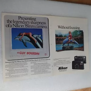 Vintage Print Ad Nikon 35Mm Camera Sports Illustrated May 28, 1984 - Picture 1 of 1