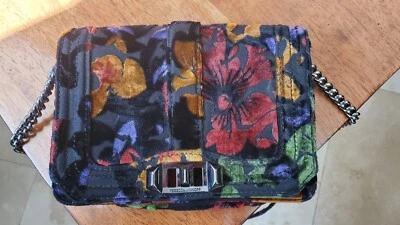Cartera Bandolera Rebecca Minkoff Love Terciopelo Floral Foto 1 de 4