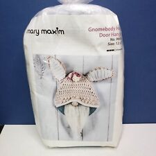MARY MAXIM GNOMEBODY HOME Door Hanging CROCHET Kit NEW All materials included