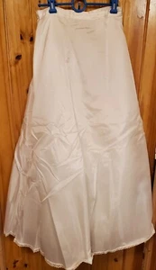 Merry Modes A-Line Slip Bridal Petticoat Crinoline Style 1368 White NWT - Picture 1 of 1