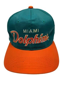 Vintage Miami Dolphins Sport Specialties Script Snapback 90’s Hat - NFL - Picture 1 of 7