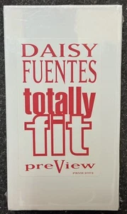Daisy Fuentes (from MTV) Totally Fit Workout (VHS, 1995) RARE PROMO SCREENER - Picture 1 of 1