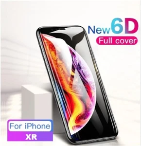 For iPhone Xr Screen Protector REAL Glass Full Coverage Edge-to-Edge FULL CLEAR - Picture 1 of 10