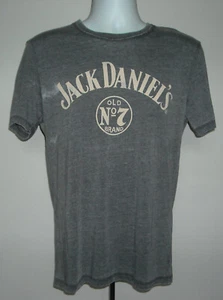 Lucky Brand Jack Daniels Old No 7 Whiskey Weathered t shirt Mens Small - Picture 1 of 3