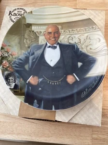 Placa de coleccionista Knowles Daddy Warbucks 3360 D Little Orphan Annie certificado de autenticidad - Imagen 1 de 7