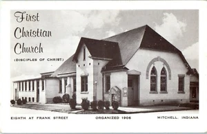 VTG. First Christian Church (Disciples of Christ) Mitchell Indiana - Picture 1 of 2