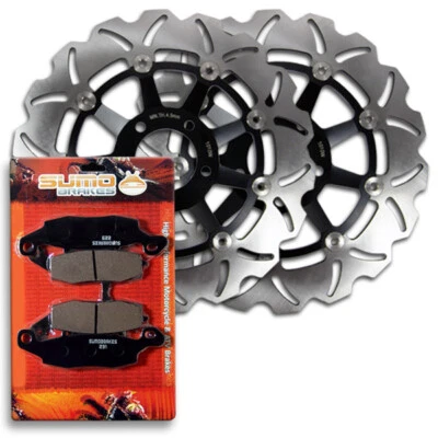 Rotor dianteiro + pastilhas de freio para Suzuki GSF600 S Y K SY Bandit 2000-2004 SV650 [99-02] - Imagem 1 de 4