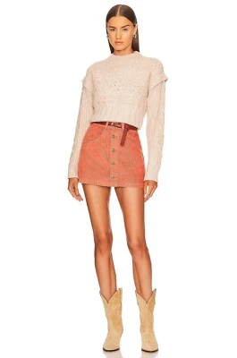 Nuevo con etiquetas Minifalda Free People talla 12 de pana mirra abotonada funciona talla pequeña Foto 1 de 4