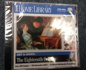 Home Library Art Music The Eighteenth Century CD Win/Mac 95/98/2K/ME/XP New - Picture 1 of 2