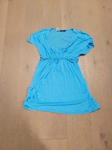 LA BLANCA by Rod Beattie Coverup Medium Urlaub Strand Blau M - Bild 1 von 6