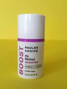 Neu im Karton) Paula's Choice 1 % Retinol BOOSTER (0,5 OZ) Vitamin A Süßholz 55 $ ALLE HAUT - Bild 1 von 6