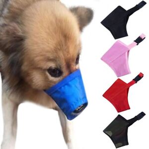 Dog Safety Muzzle Mouth Cover Adjustable Prevent for Biting Barking Chewing