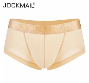 Pantalones cortos JOCKMAIL para hombre sedoso fino que mejora el bulto micro boxer ropa interior corta - Imagen 1 de 15