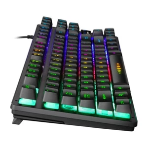 Gaming keyboard Wired Gaming Mouse Kit K87 Wired 87 Keys Mechanical With RGB - Zdjęcie 1 z 7