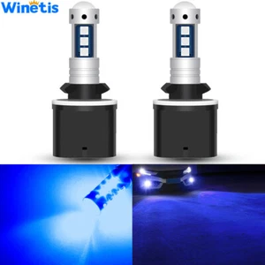 2X 899 880 LED Bulbs Fog Driving Lights DRL Lamp Blue High Power Super Bright - Picture 1 of 8