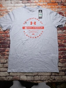 Men's Under Armour UA Heat Gear Athletic Performance T-Shirt Size Large Tee - Picture 1 of 4
