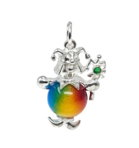 CHARM DE ARLEQUÍN PLATA ESTERLINA - Imagen 1 de 4