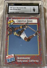 Christian Hosoi 1991 Sports Illustrated for Kids SI Rookie Card CSG graded 9 MT