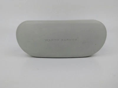 Estuche rígido para gafas Warby Parker blanco portador forrado de fieltro  Foto 1 de 4
