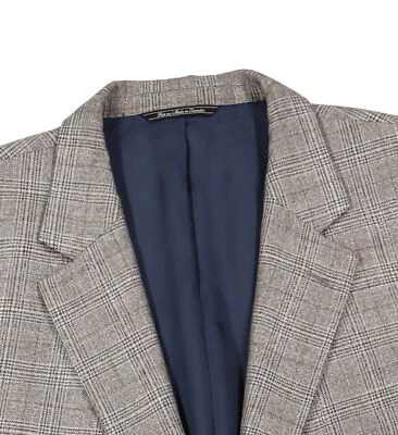 Abrigo deportivo para hombre 50 L Jack Victor gris Glen a cuadros 100 % viscosa pura de bambú Foto 1 de 4