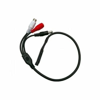 2pcs  Audio Pickup Mic Micphone for CCTV Security Camera System - Image 1 of 4