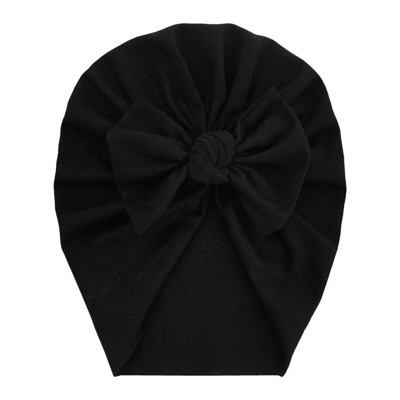 Toddler Kids Baby Infant Bow-knot Headband Beanie Turban Hat Cap Head Wrap - Image 1 of 4