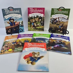 Paquete de 8 libros TJ Beary Tales Playskool en muy buena condición - solo libros sin cartuchos  - Imagen 1 de 8