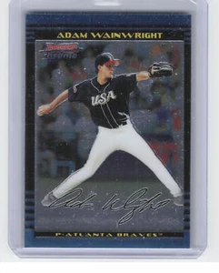 2002 Bowman Draft Picks & Prospects #BDP128 Adam Wainwright Chrome - Picture 1 of 2