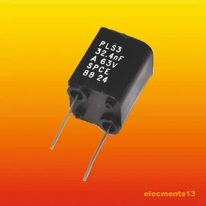 0.0324uF 32.4nF 63V LOT OF 2 PRECISION POLYPROPYLENE PLS3 SPCE CAPACITOR - Picture 1 of 2