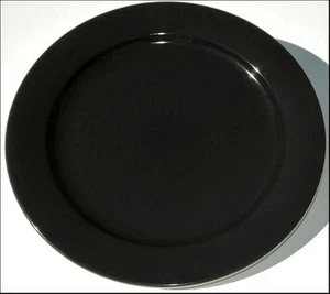 BLACK BOPLA Porzellan 27cm grosser Essteller GRANDE ASSIETTE large Plate LLAN0 - Bild 1 von 1