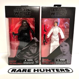 Star Wars The Black Series #03 Kylo Ren & #30 Princess Leia Figure 2-pack BNIB - Picture 1 of 7