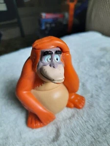 Vintage 1997 Disney 3" Actionfigur König Louie Orang-Utan #4 McDonalds Dschungel Buch Spielzeug - Bild 1 von 10